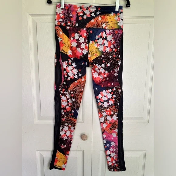 Free People Movement Liza colorfull leggings size small - Picture 9 of 10